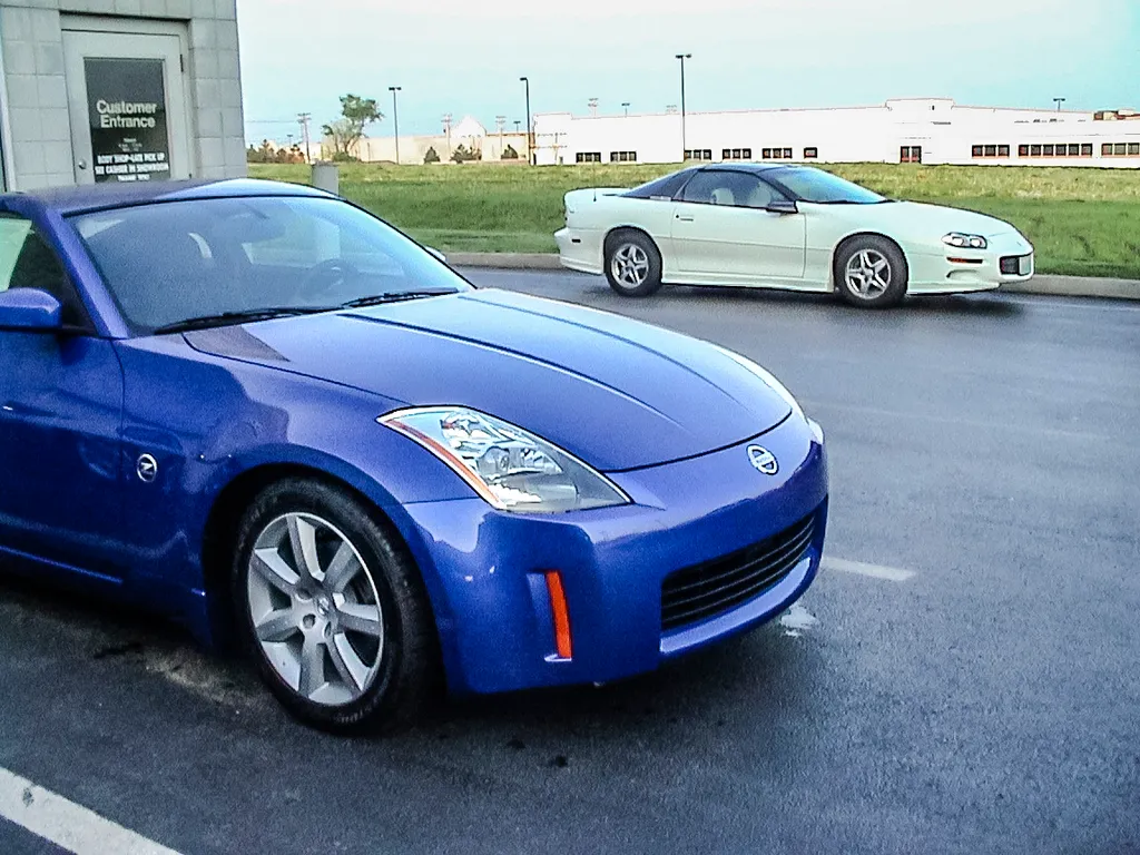 2003 Nissan 350Z at Pickup with my 1999 Z-28 in the background