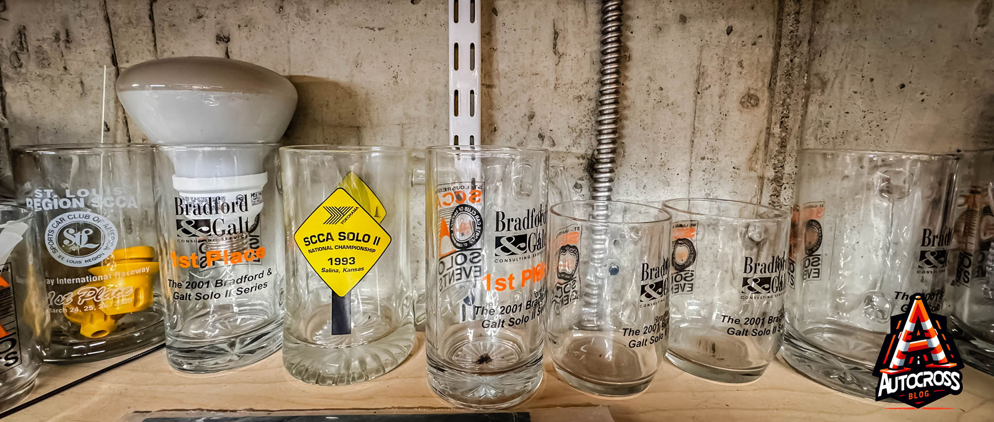 Autocross Glass Trophies 