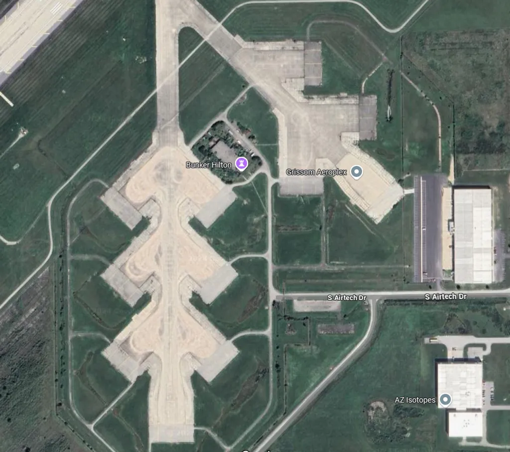 Grissom Air Reserve Base Alert Area Satellite View