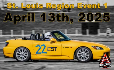 St. Louis Region Autocross Event 1 April 13th