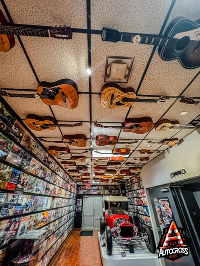 Guitar room at Museum of Speed in Lincoln Nebraska