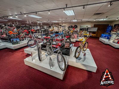 Speedway Motors Museum of Speed room of bicycles